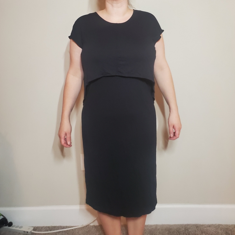 Elegant Black Club Monaco Dress